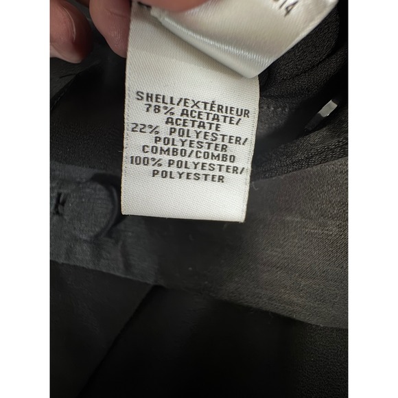 NWOT Diane Von Furstenberg Plunge Jumpsuit with‎ Satin Trim and Sash Belt Size 2 - Picture 12 of 16